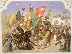 De terugkeer van de Mahmal naar Caïro, 1860